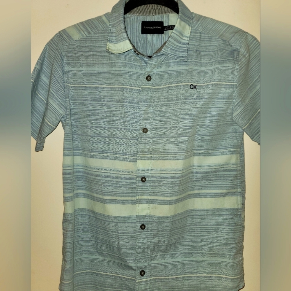 Young Boys Calvin Klien button up shirt